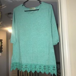 Southern Grace lace shirt